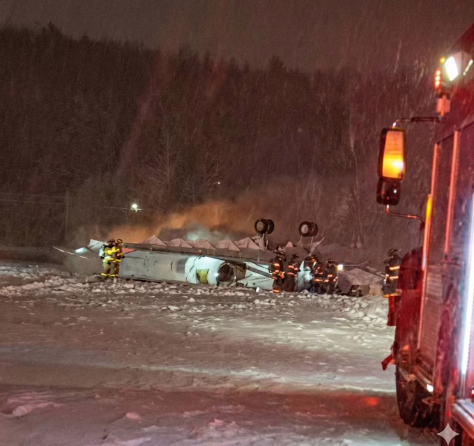 Se estrella avión privado con ocho personas a bordo en un aeropuerto de Maine
