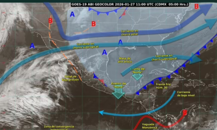 EVENTO DE “NORTE” MUY FUERTE EN EL LITORAL DEL GOLFO DE MÉXICO E ISTMO Y GOLFO DE TEHUANTEPEC, ASÍ COMO AMBIENTE FRÍO EN GRAN PARTE DEL PAÍS