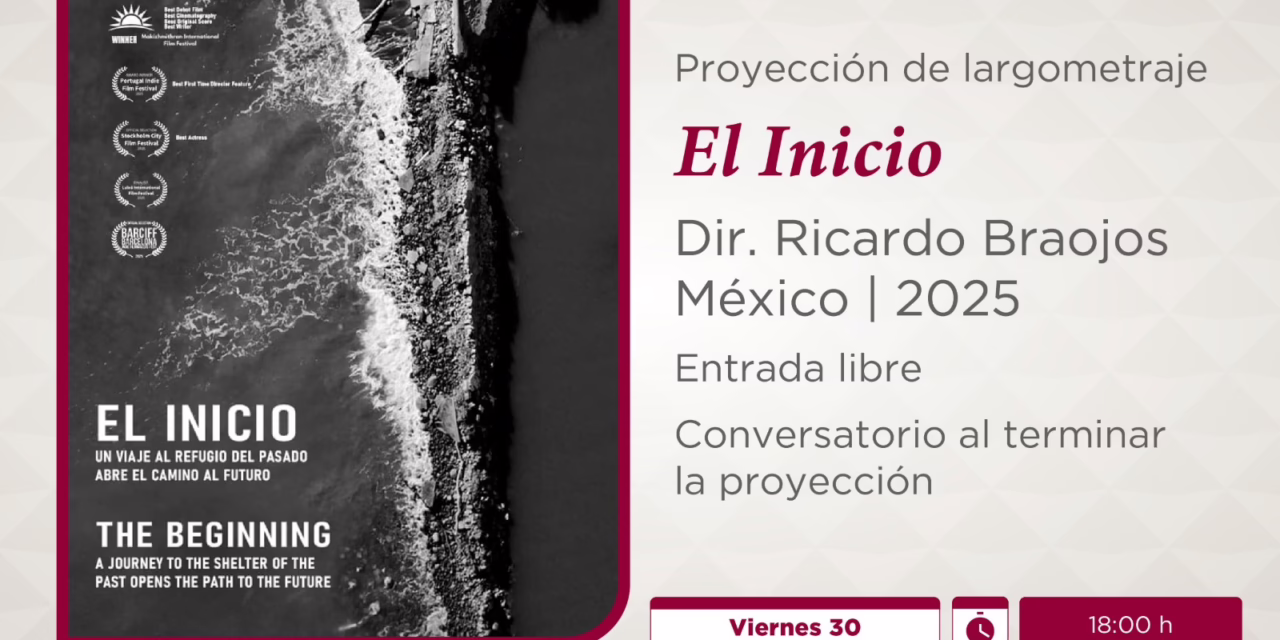 Este viernes, proyección y conversatorio del filme El inicio en la GACX