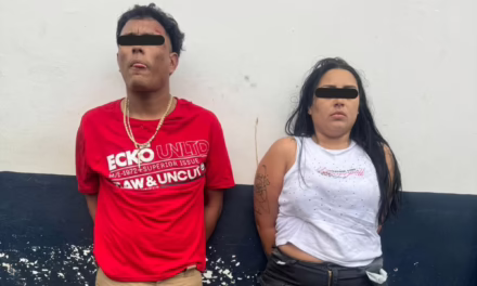 SSP y Policía Municipal detuvieron a pareja por presunto robo con violencia