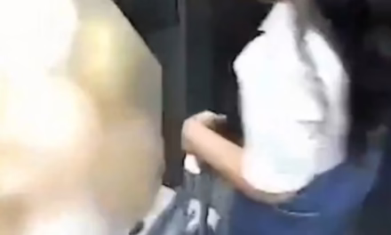 Video:Explosión en un ascensor cuando un hombre ingresó con globos