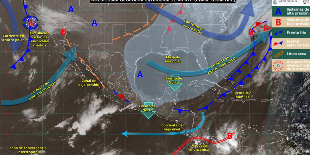 EVENTO DE “NORTE” FUERTE EN EL ISTMO Y GOLFO DE TEHUANTEPEC