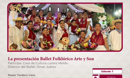 Invita SECVER a exhibición de ballet folklórico en el Museo Teodoro Cano