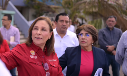 Cumple Rocío Nahle y garantiza nueva escuela para niñas y niños de El Oasis