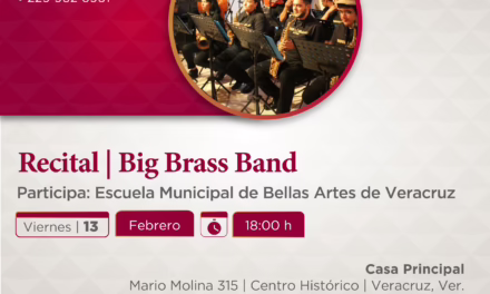 SECVER invita al recital de la Big Brass Band este viernes en Veracruz