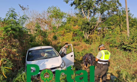 Se sale de la carretera en el tramo Plan del Río – Rinconada; conductora resulta ilesa
