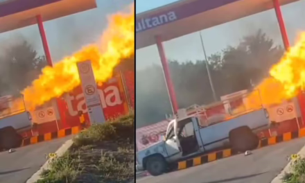 VIDEO:Se registra fuerte incendio en gasera de General Zuazua, Nuevo León