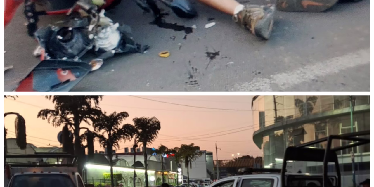 Dos accidentes más este martes, motociclista herido y patrulla involucrada en choque