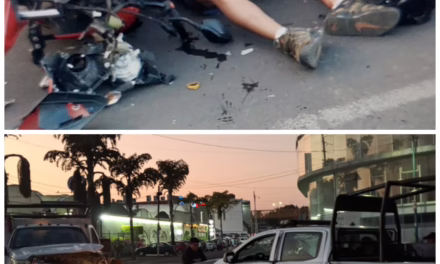 Dos accidentes más este martes, motociclista herido y patrulla involucrada en choque
