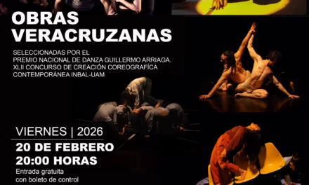 Obras Veracruzanas seleccionadas por el Premio Nacional de Danza Guillermo Arriaga XLII llegan al Teatro del Estado