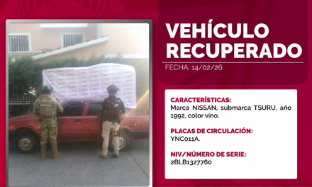 Policía Municipal de Xalapa recupera vehículo con reporte de robo; ofrecen apoyo jurídico gratuito al propietario