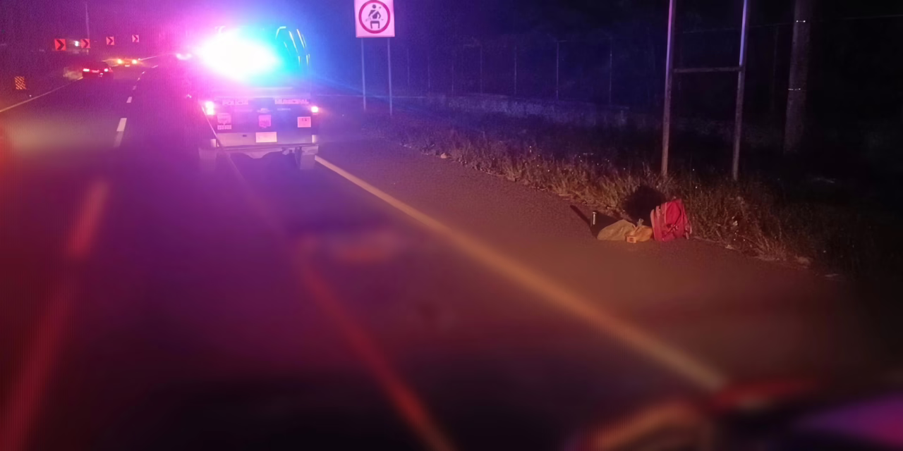 Hombre muere atropellado a la altura del Fraccionamiento El Quetzal