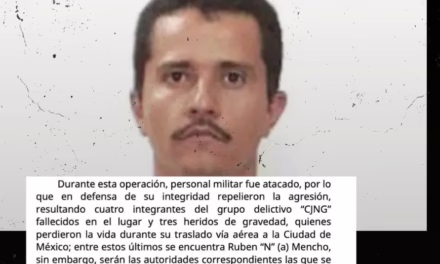 Confirma SEDENA la muerte de “El Mencho” durante operativo en Jalisco.