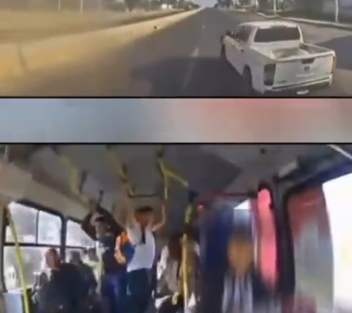 Video:Chofer salva la vida de pasajeros en Jalisco