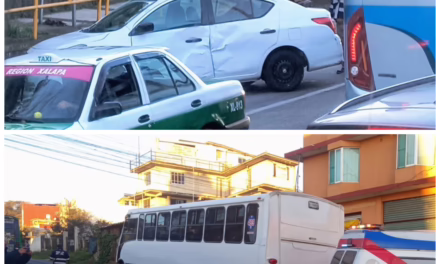 Dos accidentes esta mañana en Xalapa