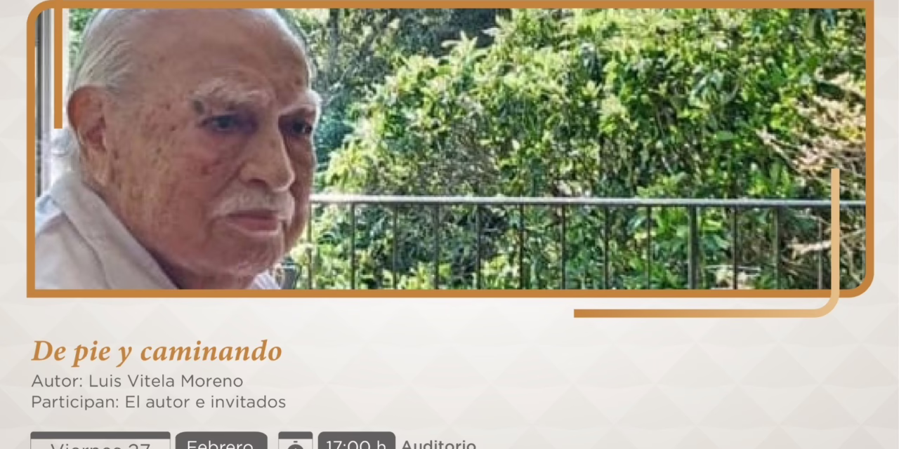 Invita SECVER a presentación editorial de Luis Vitela en el Ágora de la Ciudad