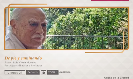 Invita SECVER a presentación editorial de Luis Vitela en el Ágora de la Ciudad