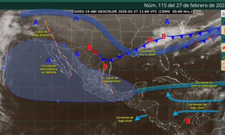 TIEMPO ESTABLE Y AMBIENTE CALUROSO, EN LA MAYOR PARTE DE MÉXICO