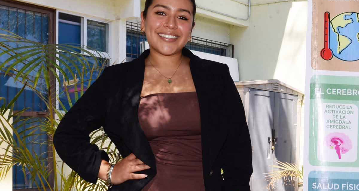 María Fernanda Sánchez Varela, alumna de posgrado, resaltó la importancia de los espacios verdes urbanos