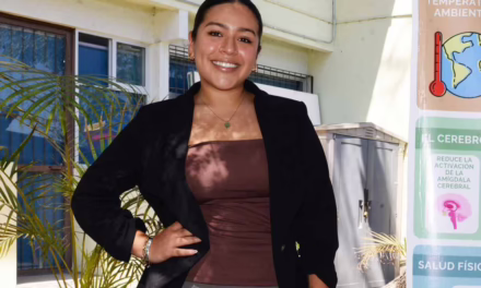 María Fernanda Sánchez Varela, alumna de posgrado, resaltó la importancia de los espacios verdes urbanos