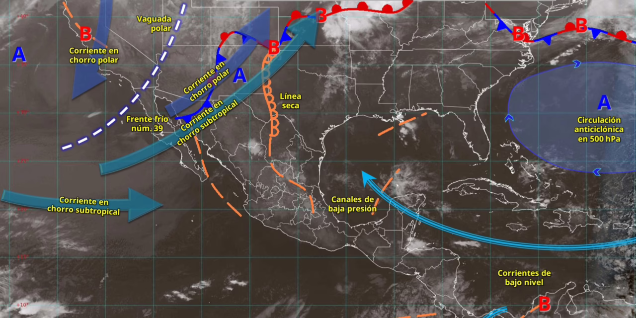 PRONÓSTICO DE LLUVIAS FUERTES EN CHIAPAS, CAMPECHE Y QUINTANA ROO