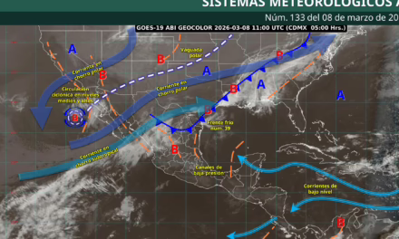 PRONÓSTICO DE LLUVIAS FUERTES EN COAHUILA, NUEVO LEÓN, TAMAULIPAS Y SAN LUIS POTOSÍ