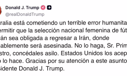 Trump pide asilo para futbolistas iraníes tras polémica por su regreso a Irán