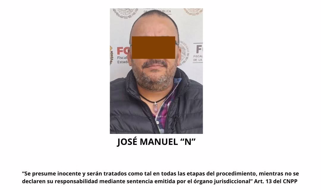 FGE cumplimenta orden de aprehensión contra presunto responsable de acoso sexual