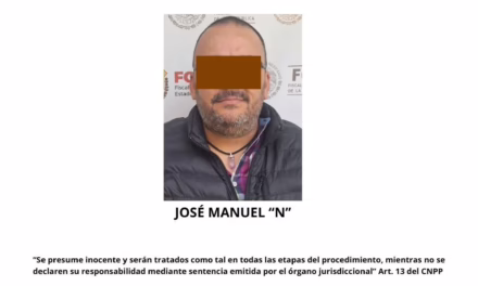 FGE cumplimenta orden de aprehensión contra presunto responsable de acoso sexual