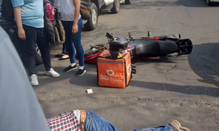 Motociclista atropelló a persona en la avenida Villahermosa