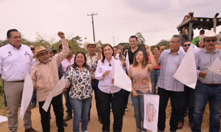 Cumple Rocío Nahle con construcción de 18 km de carretera Hidalgotitlán–Uxpanapa
