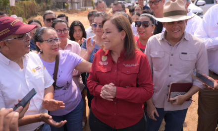 Supervisa Rocío Nahle rehabilitación de la carretera Acayucan–Soteapan