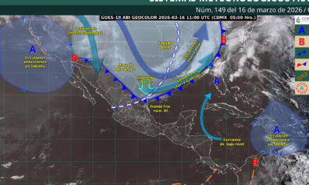 EVENTO DE “NORTE” INTENSO EN EL LITORAL DEL GOLFO DE MÉXICO, ASÍ COMO LLUVIAS INTENSAS EN PUEBLA, OAXACA, CHIAPAS Y TABASCO