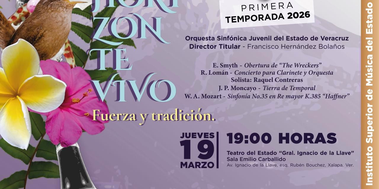 OSJEV inaugura temporada con el concierto Horizonte Vivo: Fuerza y Tradición