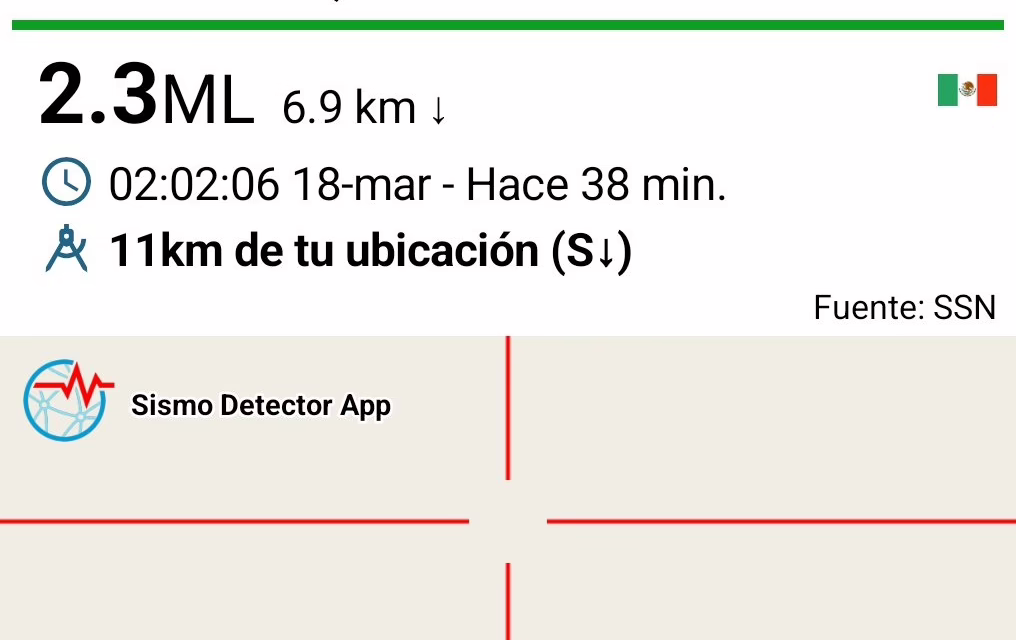 Se registraron dos microsismos en la alcaldía Iztapalapa de la Ciudad de México.