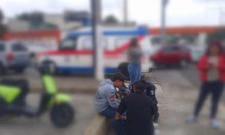 Motociclista lesionado tras colisión en el bulevar Xalapa-Banderilla