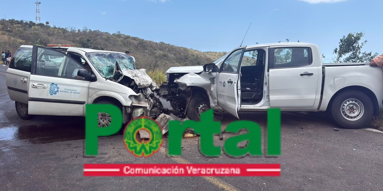 Se registra fuerte percance en la carretera Cardel-Poza Rica