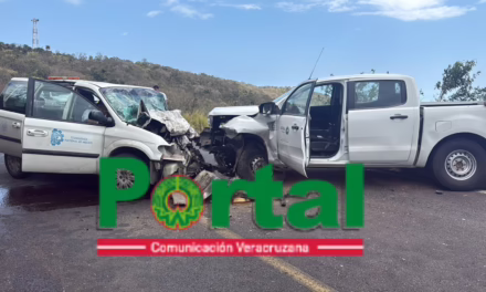Se registra fuerte percance en la carretera Cardel-Poza Rica