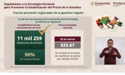 El 90% de gasolineras en México se apegan a estrategia para estabilizar el precio de la gasolina
