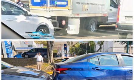 Accidente a la altura de Plaza Xanat y otro en Arco Sur