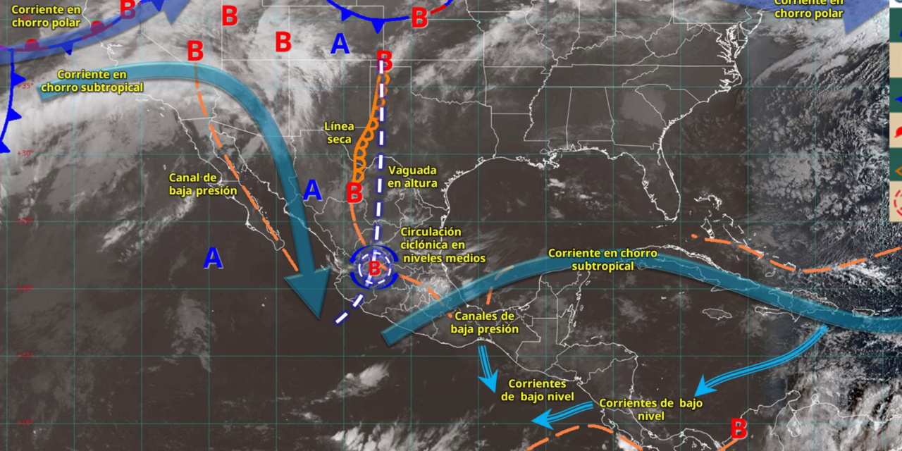 LLUVIAS PUNTUALES MUY FUERTES EN ZONAS DE OAXACA Y CHIAPAS Y LLUVIAS FUERTES EN EL NORESTE, ESTE, CENTRO Y SUR DE MÉXICO, TODAS CON POSIBLE CAÍDA DE GRANIZO