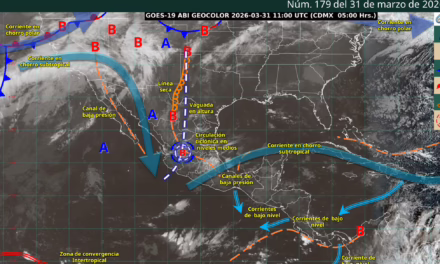LLUVIAS PUNTUALES MUY FUERTES EN ZONAS DE OAXACA Y CHIAPAS Y LLUVIAS FUERTES EN EL NORESTE, ESTE, CENTRO Y SUR DE MÉXICO, TODAS CON POSIBLE CAÍDA DE GRANIZO