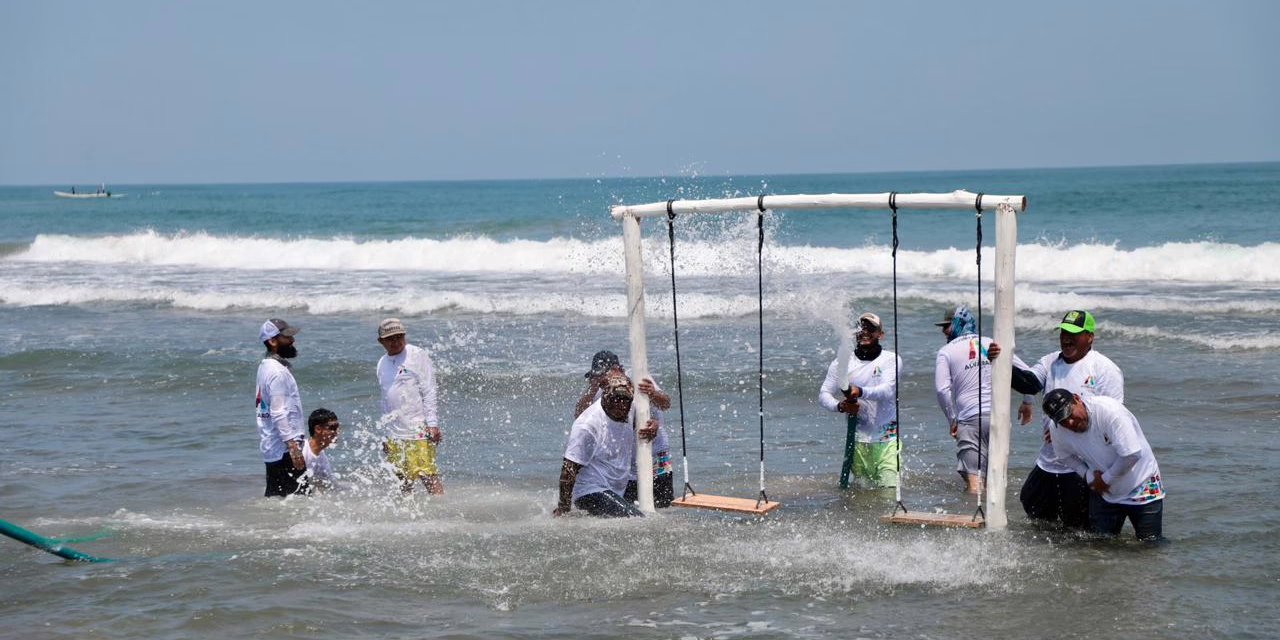Atienden 3.5 kilómetros de litoral en Alvarado con brigadas de saneamiento
