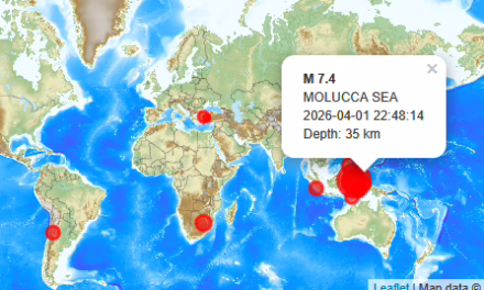 Video:Fuerte sismo en Indonesia de magnitud 7.4