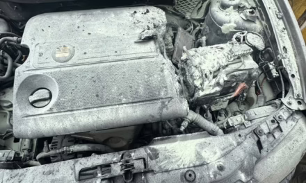 Sofocan incendio de vehículo en Coatepec; un cortocircuito, la probable causa