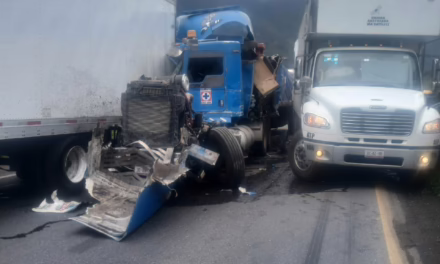 Accidente nuevamente en la autopista Ciudad Mendoza-Orizaba genera movilización de emergencia