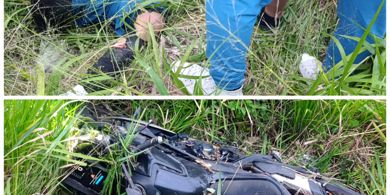 Accidente Cardel – Tinajitas deja dos jóvenes lesionados tras choque entre camioneta y moto
