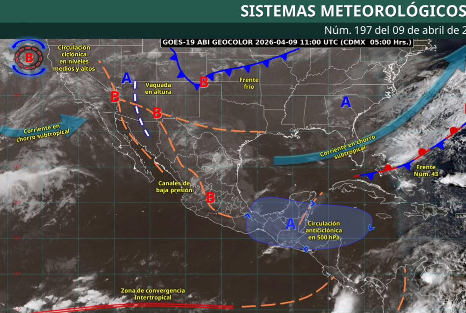LLUVIAS PUNTUALES MUY FUERTES EN COAHUILA, NUEVO LEÓN Y TAMAULIPAS