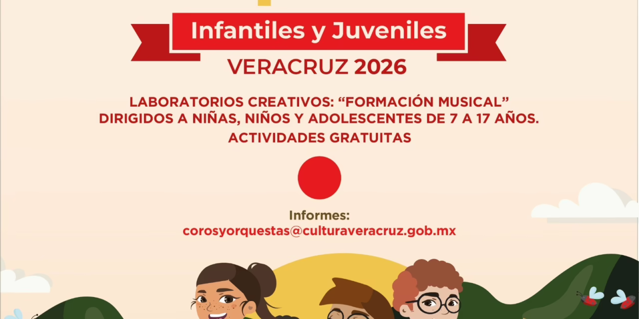 Promueve SECVER laboratorios creativos de formación musical en 17 sedes