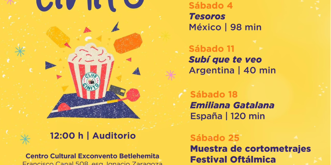 Presenta SECVER Club Cinito, muestra hecha por y para niñas y niños en el Exconvento Betlehemita